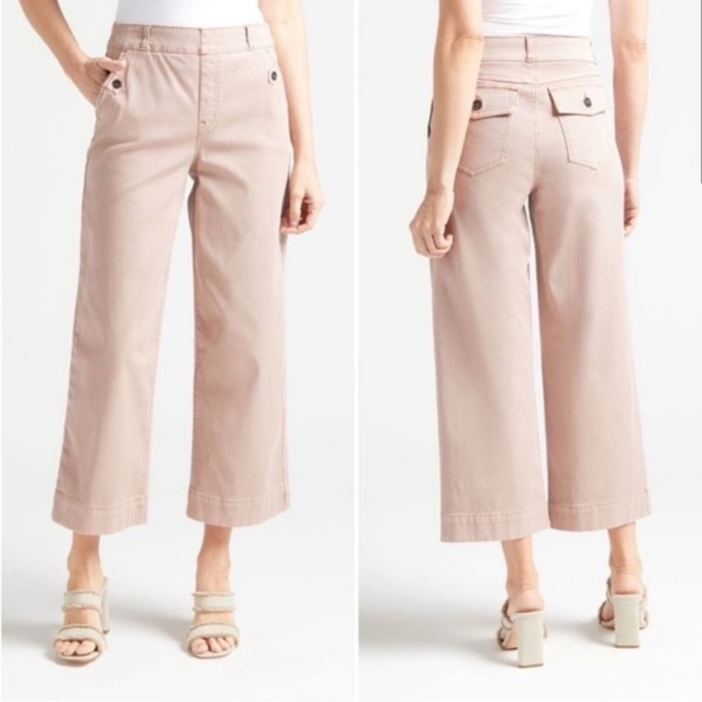 SPANX Women's Wide Leg Pants in Light Pink